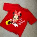 Disney Shirts & Tops | Disney Toddler Minnie Mouse Tshirt Size 2t | Color: Red | Size: 2tg