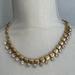 J. Crew Jewelry | J.Crew Rhinestone Necklace | Color: Gold/Silver | Size: Os