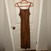 Jessica Simpson Dresses | Leopard Print Maxi Dress | Color: Brown/Tan | Size: Xs