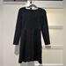 Madewell Dresses | Madewell Black Mini Dress. Size 6. Great Condition. Stretchy Material. | Color: Black/White | Size: 6