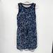 Athleta Dresses | Athleta Rincon Printed Dress Voyage White Blue Size M Sleeveless Tie Waist | Color: Blue/Pink/Tan/White | Size: M