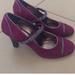 Coach Shoes | Coach Mary Jane Style Heels Shoes Size 8 | Color: Purple | Size: 8