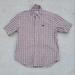 Carhartt Shirts | Carhartt Short Sleeve Button Up Shirt Sz M | Color: Brown/White | Size: M