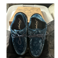 Free People Shoes | New Free People Convertible Velvet Loafer Oxford Disco Indigo Sz 39 | Color: Blue | Size: 39eu