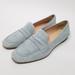 J. Crew Shoes | J. Crew Light Blue Suede Penny Loafers | Color: Blue | Size: 7