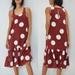 Anthropologie Dresses | Anthropologie Polka Dot Summer Dress L | Color: Brown/White | Size: L