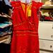 Michael Kors Dresses | Beautiful Michael Kors Guipare Lace Dress In Scarlett. | Color: Red | Size: M