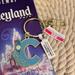 Disney Accessories | Disney Parks Cinderella “C” Alphabet Glitter Keychain New | Color: Blue/Gold | Size: Os