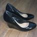 Jessica Simpson Shoes | Jessica Simpson Round Toe Black Patent Wedge | Color: Black | Size: 7.5
