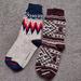 American Eagle Outfitters Underwear & Socks | American Eagle Thick Knit Long Boot Socks - 2 Pairs Nwot | Color: Blue/Brown | Size: Os