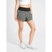 Athleta Shorts | Athleta Herb Olive Grey Black Stripe Ascender High Rise Hiking Workout Shorts | Color: Black/Gray | Size: 6