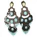 Free People Jewelry | Free People Chandelier Style Earrings | Color: Blue | Size: Os