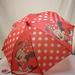 Disney Accessories | Disney Minnie Mouse Kids Umbrella Nwt | Color: Red/White | Size: Osbb