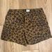 J. Crew Shorts | J Crew Leopard Print Shorts Nwot | Color: Black/Brown | Size: 2