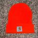 Carhartt Accessories | Carhartt Beanie Hat Knit Cap Hat A18 Bright Orange Nwt | Color: Orange | Size: Os
