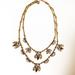 J. Crew Jewelry | J. Crew Crystal Double Strand Bohemian Long Necklace | Color: Gold/Silver | Size: Os