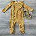 Jessica Simpson Matching Sets | Jessica Simpson Jumpsuit & Headband Matching Set In Mustard | Color: Gold/Yellow | Size: 6-9mb