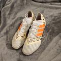 Adidas Shoes | Nice Pair Of Soccer Shoes By Adidas. Lionel Messi. Size 10.5 | Color: Orange/White | Size: 10.5