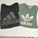 Adidas Shirts | Bundle Of 2 Men’s Adidas Large T-Shirts | Color: Gray/Green | Size: L