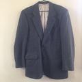 Burberry Jackets & Coats | Burberry Blue Plaid Wool Blazer/Coat | Color: Blue/Tan | Size: 42