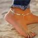 Free People Jewelry | Free People Cheveron Anklet | Color: Gold/Silver | Size: Various