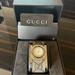 Gucci Accessories | New Authentic Gucci Bracelet Watch! Twirls From Watch To Bracelet | Color: Brown/Silver | Size: Os