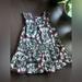Burberry Dresses | Burberry Girls Floral Party Dress. Could Be Fit Holiday Or Vacation Dress. Sz 4y | Color: Black/Green | Size: 4y