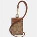 Coach Accessories | Coach Lanyard Id Badge Holder Case | Color: Brown | Size: Os