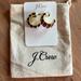 J. Crew Jewelry | J.Crew Vivid Begonia And Gold Earrings. Nwt | Color: Gold/Pink | Size: Os