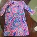 Lilly Pulitzer Dresses | Lilly Pulitzer Mid Sleeve Length T-Shirt Dre’s. Knee Length. Kids Xl (12-14) | Color: Blue/Pink | Size: Kids Xl (12-14)