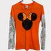 Disney Costumes | Disney Halloween Spider Web Top Pj 7 - 9 | Color: Orange | Size: 7 - 9