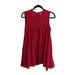 Free People Dresses | Free People Womens Dress Tu Es La Lace Maroon Burgundy Sleeveless Mini Size S | Color: Red | Size: S