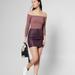 Free People Skirts | Free People Modern Femme Faux Leather Mini Skirt - Sz 6 | Color: Purple | Size: 6