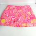 Lilly Pulitzer Shorts | Lilly Pulitzer January Bright Pink Pout More Kinis In The Keys Mini Skort 0 | Color: Pink/Yellow | Size: 0