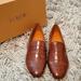 J. Crew Shoes | J. Crew Crocodile-Embossed Smoking Loafers. Size 7. Color: Cedar Wood | Color: Brown/Tan | Size: 7