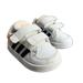 Adidas Shoes | Adidas Breaknet Sneaker Size 5 Baby Tennis Shoes White Blue Adj Straps | Color: Blue/White | Size: 5bb