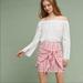 Anthropologie Skirts | Anthro Holding Horses Pink Tie Front Skirt Small | Color: Blue/Pink | Size: S