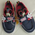 Disney Shoes | Disney Mickey Mouse Boat Kids' Shoes Sz 6 | Color: Blue/Red | Size: Kids Sz 6