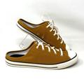 Converse Shoes | Converse Chuck Dainty Mule Slip On Brown Canvas Women Sneakers Custom 572512c-Br | Color: Brown/White | Size: 9
