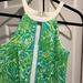 Lilly Pulitzer Dresses | Green And Blue Floral Lilly Dress With White Edging. | Color: Blue/Green/White | Size: 0