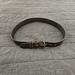 J. Crew Accessories | J Crew Size 32 Dark Brown Leather Belt | Color: Brown | Size: 32