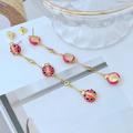 Kate Spade Jewelry | Kate Spade Triple Drop Lady Bug Earrings | Color: Gold/Pink | Size: Os