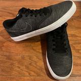 Nike Shoes | Like New-Mens Nike Sb Check Solarsoft Canvas Skateboarding Shoes | Color: Black/Gray | Size: 8