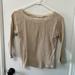 Urban Outfitters Tops | Cream Urban Outfitters Lace Neck Top | Color: Cream | Size: M