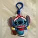 Disney Accessories | Disney Christmas Stitch Keychain/Bag Charm | Color: Blue/Red | Size: 3”