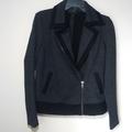 J. Crew Jackets & Coats | J. Crew Stretch Wool Motorcycle Jacket Charcoal Gray Size 4 | Color: Black/Gray | Size: 4