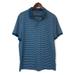 Michael Kors Shirts | Michael Kors Mens Polo Shirt Short Sleeve Blue Stripes Logo 100% Cotton Size Xl | Color: Blue | Size: Xl