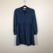 Madewell Dresses | Madewell Women's Denim Babydoll Shirt Dress Size Small Blue Windowpane Pockets | Color: Blue | Size: S