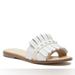 Kate Spade Shoes | Kate Spade New York Kiltie Faux Pearl Slides White Size 6.5 | Color: White | Size: 6.5