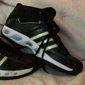 Adidas Shoes | Adidas Pro-Model High Top Basketball Shoes | Color: Black/White | Size: 19